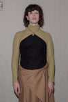 BASERANGE 25 Spring/Summer France Silk Toma Top Strap Vest BAS-TOMA-WS-AU23-HEI Black